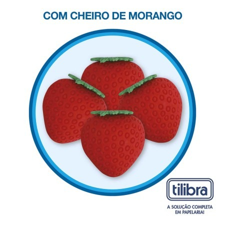 BORRACHA BE BERRY MORANGO TILIBRA 4 UN