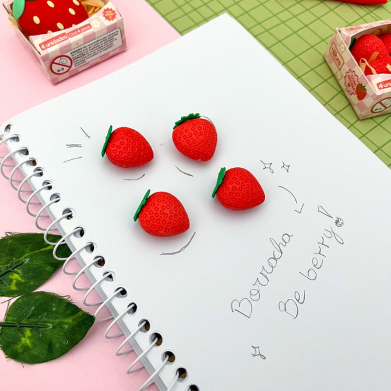 BORRACHA BE BERRY MORANGO TILIBRA 4 UN