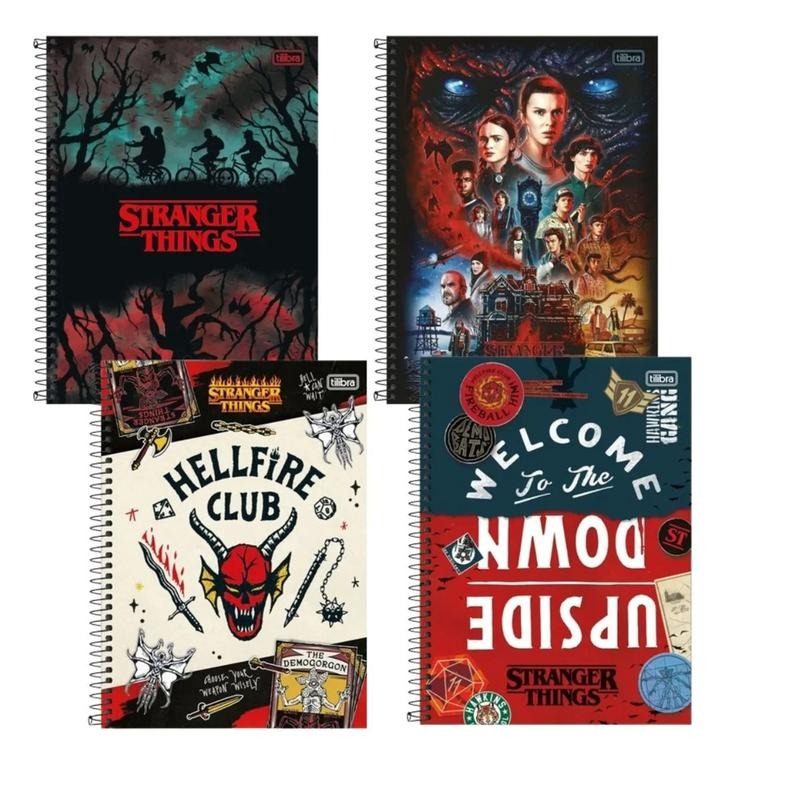 CADERNO STRANGER THINGS 1/1 80F