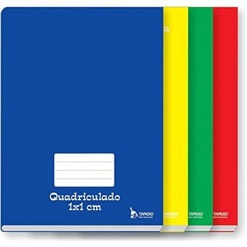 CADERNO QUADRICULADO 1X1CM 48F - TAMOIO