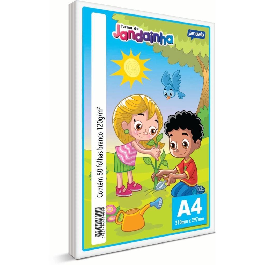 PAPEL SULFITE A4 JANDAINHA  120GRS BRANCO (pct 50un)