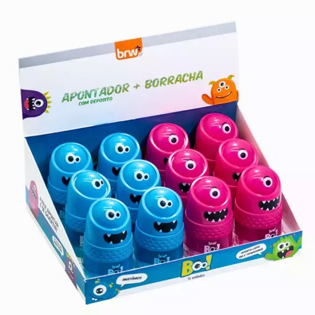 APONTADOR PLÁSTICO E BORRACHA - BOO