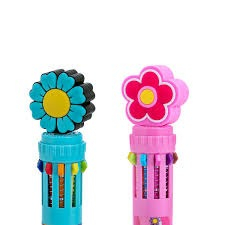 CANETA ESFEROGRÁFICA DIVERT 0.7MM GARDEN 10 CORES