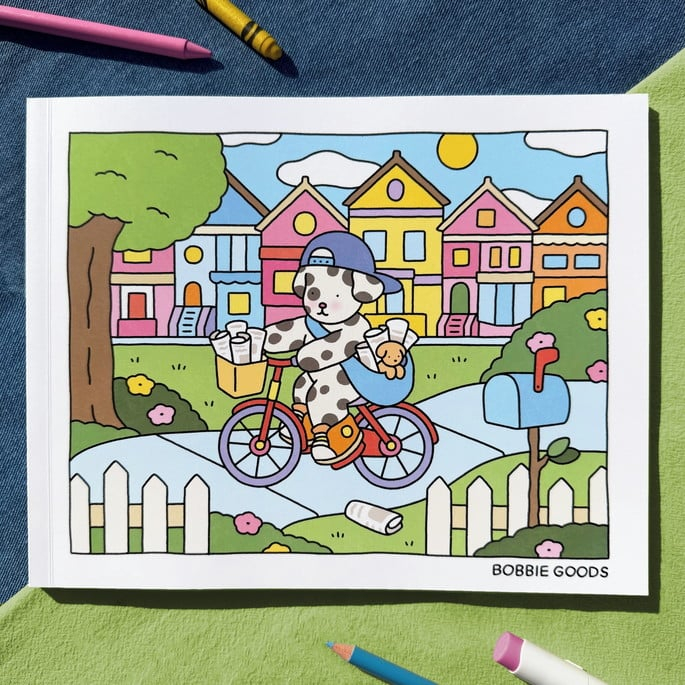 UM DIA NO TRABALHO (ON THE JOB)   LIVRO DE COLORIR OFICIAL BOBBIE GOODS